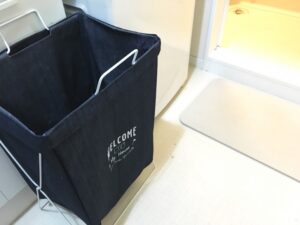 脱衣所に置いてある珪藻土マット　イメージ画像